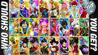 WHICH HEROES UNIT SHOULD YOU GET WITH THE GREY CROSSOVER STONE? (DBZ Dokkan Battle)