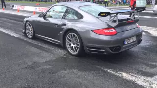 1200 HP Porsche 9ff Turbo !!! Sound Bournout Dragracing !!! Rotenburg Racedays !!!