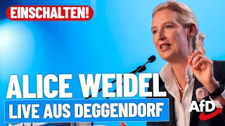 Alice Weidel live aus Deggendorf! - AfD - Bayernwahl