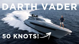 Inside a STAR WARS Inspired Superyacht! OTAM 70HT DARTH VADER