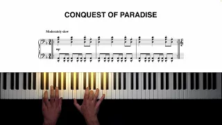 Vangelis - Conquest of Paradise | Piano Cover + Sheet Music