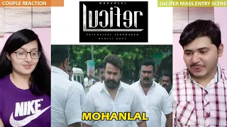 Couple Reaction on Lucifer Mass Entry Scene | Mohanlal
