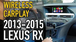 2013-2015 Lexus RX | Wireless CarPlay & Android Auto | Installation