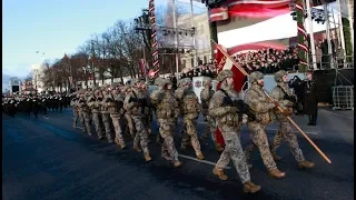 Nacionālo bruņoto spēku parāde Latvijai-101/Парад 18 ноября,Латвии-101/Military parade