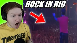 American Reacts to Top 5 Moments from Rock In Rio Brazil!!!