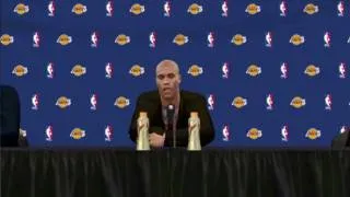 NBA 2K11 "My Career" Press Conference Demo