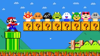 Super Mario Bros. but there are MORE Custom Mushroom All Enemies!