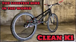 The Lightest Trials Bike In The World: Clean Carbon K1 Review 26” Trials Bike