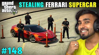 I STOLE $10MILLION FERRARI SUPERCAR - GTA 5 GAMEPLAY