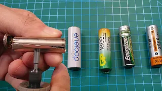 Disassembly of 4 different brands of Ni-MH batteries