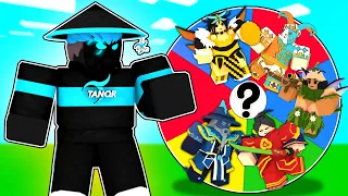 Roblox Bedwars 1v1, But RANDOM WHEEL Decides My KIT!