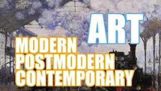 The Difference between Modern art, Postmodern art and Contemporary Art | LittleArtTalks