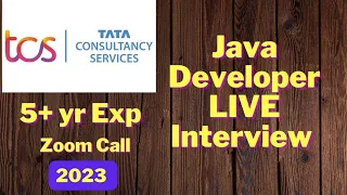 TCS java developer interview recording, Mar 2023| Core Java, spring, spring boot, database,hibernate