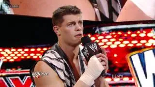 Cody Rhodes & Big Show Final Confrontation Before Wrestlemania 28 - WWE Raw 3/26/12