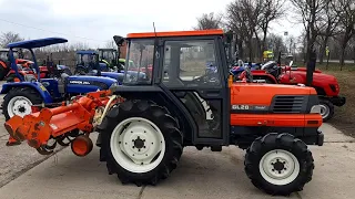 БУ Трактор Kubota GL280 Cab з грунтофрезою 180 см. Стан відмінний, рідна фарба.