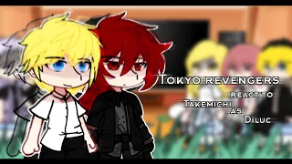 |Tokyo revengers react to Takemichi as Diluc | genshin impact | 🇷🇺/🇬🇧/🇧🇷 |