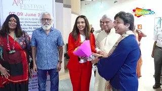 Javed Akhtar Saab Inaugurate The Prestigious Mumbai Art Fair #javedakhtar #inauguration #artfair