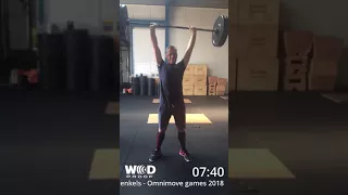 Omnimove games 2018 WOD 2 - Schenkels Steven