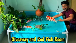 Finally! My Indoor Fish Pond is ready🥰| Participate in my Giveaway Contest and Win Prizes for free