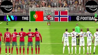 Ronaldo vs Haaland || Portugal 🇵🇹 🆚 🇸🇯 Norway || Penalty Shootout Match || International Friendly