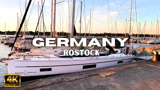 [4K] Walking Tour of Germany - ROSTOCK - Travel Germany 2023