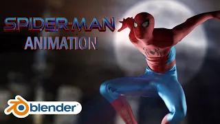 Animating the new Spider-Man suit in Blender part 2!