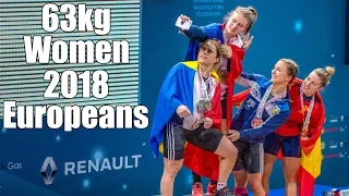 Womens 63kg - 2018 European Championship