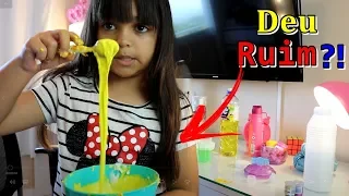 TESTANDO RECEITA DE SLIME DOS GRINGOS - EDUARDA FERRÃO