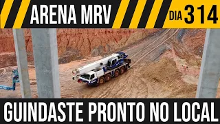 ARENA MRV | 3/9 GUINDASTE PRONTO NO LOCAL | 27/02/2021