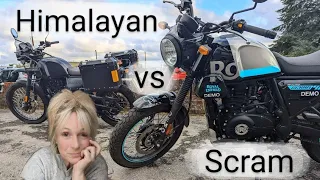 Royal Enfield Himalayan vs Scram -  I still haven't decided!