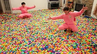 EPIC EASTER EGG PRANK ON FAMILY! (100,000+ EGGS)