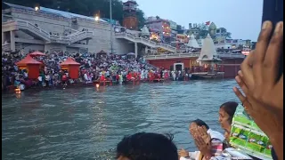 Haridwar Ganga Aarti and the peaceful atmosphere at the ghat!