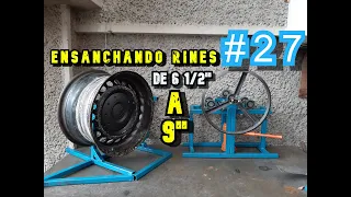 Como ensanchar  rines  de acero para mi VW #27