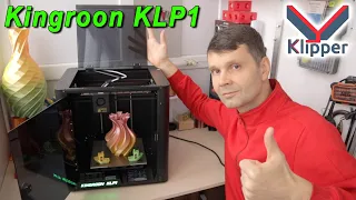 🌑 3D принтер Kingroon KLP1 шустрый малыш на Klipper и кинематике CoreXY #3dprinting Игорь Белецкий