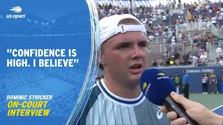 Dominic Stricker On-Court Interview | 2023 US Open Round 2