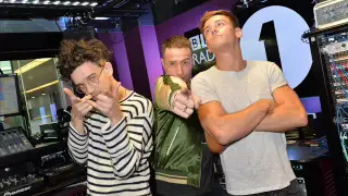 Matty Healy co-hosts the Radio 1 Breakfast Show