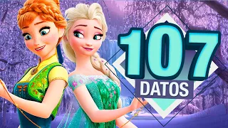 107 datos que DEBES saber de Frozen CON LA VOZ DE ANNA  FT. Romina Marroquín | Átomo Network