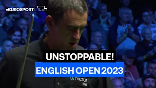UNSTOPPABLE! 👏 | Ronnie O'Sullivan vs Jackson Page | 2023 English Snooker Open Highlights