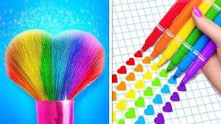 BEST DRAWING HACKS That Will Make You Level 100 Master | Painting Trick and Hacks by YOWZA POP