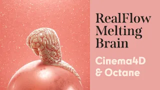 How to Make a Melting Brain w. RealFlow (Cinema 4D Tutorial)