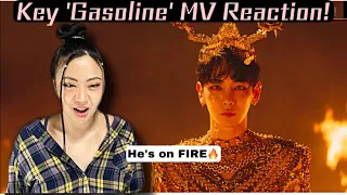 KEY 1st ever reaction! 'Gasoline' MV Reaction! 키  가솔린 He lit me on FIRE!