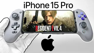 New Era of Smartphone Gaming... Resident Evil 4 on iPhone 15 Pro! (GameSir G8 Galileo)