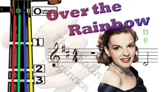 Over the Rainbow |  Violin Tutorial | The Wizard of Oz | Musical | 小提琴入門班 | 彩虹之上 [Level 2]