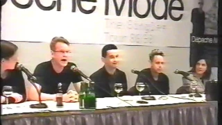 Depeche Mode - Press Conference 1997 other angle