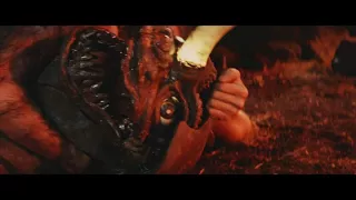 Baragon's Death - Sinkhole Ending vs. Devilfish Ending