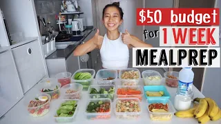 MEALPREP ON A BUDGET: 21 Quick & Easy Meals with only 50 dollar budget