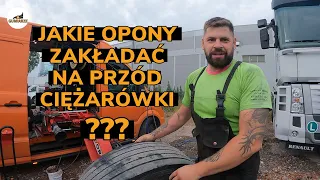 Jakie opony zakładać na przód ciężarówki i dlaczego? | Gumiarze, odcinek 77