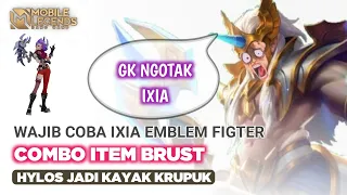 Wajib Coba Ixia Emblem Figter + Item Brust Dmg! Edith & hylos jadi kerupuk!