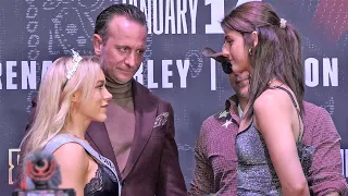 HUGE SIZE DIFFERENCE! Faith Ordway SHADOWS ELLE BROOKE in FACE OFF • Misfits & DAZN Boxing