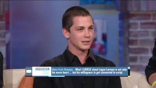 Logan Lerman on 'Anderson Live': Part 2